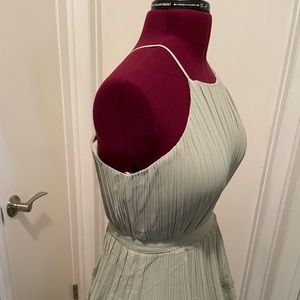 Lulu’s “Came for Cocktails” MIDI Dress -Sage Green.